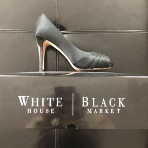 White House Black Market Peep Toe Pumps